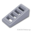 スロープ 18° 2 x 1 x 2/3 - グリル：[Light Bluish Gray / グレー]