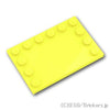タイル 4 x 6 - エッジスタッド：[Neon Yellow / ネオンイエロー]