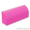 カーブ スロープ 1 x 4 x 1 1/3：[Dark Pink / ダークピンク]