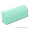 カーブ スロープ 1 x 4 x 1 1/3：[Light Aqua / ライトアクア]