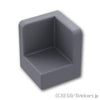 パネル 1 x 1 x 1 - コーナー：[Dark Bluish Gray / ダークグレー]