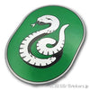 タイル 6 x 8 オーバル - スリザリンの紋章(ハリーポッター)：[Flat Silver / フラットシルバー]
