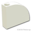 カーブ スロープ 4 x 1 x 2 2/3：[White / ホワイト]