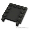 タイル 4 x 4 - エッジスタッド2クリップ：[Black / ブラック]