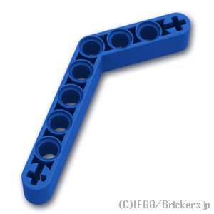 テクニック リフトアーム 1 x 9 - ベント(6 - 4)：[Blue / ブルー]