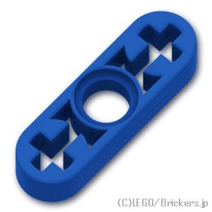 テクニック リフトアーム 1 x 3 - 薄型：[Blue / ブルー]