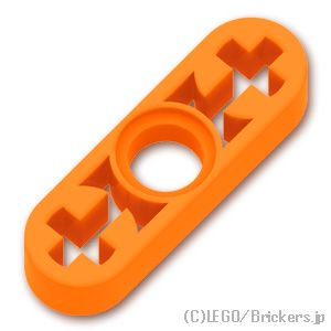 テクニック リフトアーム 1 x 3 - 薄型：[Orange / オレンジ]