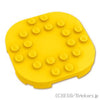 ラウンド コーナー プレート 6 x 6 - 4足：[Yellow / イエロー]