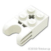テクニック ブロック 2 x 2 - ボールジョイントソケット：[White / ホワイト]