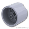 ブロック ラウンド 3 x 3 x 2 - 軸穴：[Light Bluish Gray / グレー]
