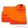 アーチ 3 x 3- コーナー ダブル：[Reddish Orange / レディッシュオレンジ ]