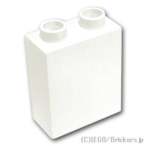 デュプロ ブロック 1 x 2 x 2 -ボトムチューブタイプ-：[White / ホワイト]