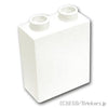 デュプロ ブロック 1 x 2 x 2 -ボトムチューブタイプ-：[White / ホワイト]