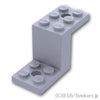 ブラケット 5 x 2 x 2 1/3 2穴＆スタッドホルダー：[Light Bluish Gray / グレー]