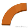ラウンド コーナー タイル 3 x 3 - マカロニ：[Dark Orange / ダークオレンジ]