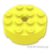 ラウンド ブロック 4 x 4：[Bt,Lt Yellow / ブライトライトイエロー]