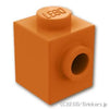 ブロック 1 x 1 - サイドスタッド：[Dark Orange / ダークオレンジ]