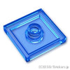 プレート 2 x 2 - ジャンパー：[Tr,Blue / トランスブルー]
