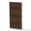 ドア 1 x 5 x 8 1/2 - 倉庫：[Dark Brown / ダークブラウン]