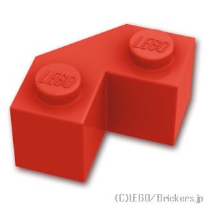 ブロック 2 x 2 - ファセット：[Red / レッド]
