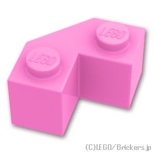 ブロック 2 x 2 - ファセット：[Bright Pink / ブライトピンク]
