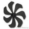 プロペラ 7枚刃　47.79mm：[Black / ブラック]