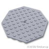 プレート 10 x 10 - 八角形：[Light Bluish Gray / グレー]