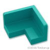 パネル 2 x 2 x 2 - コーナー：[Dark Turquoise / ダークターコイズ]