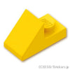 スロープ 45° 2 x 1 - カットアウト：[Yellow / イエロー]