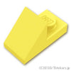 スロープ 45° 2 x 1 - カットアウト：[Bt,Lt Yellow / ブライトライトイエロー]