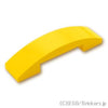 カーブ スロープ ダブル - 4 x 1 x 2/3：[Yellow / イエロー]