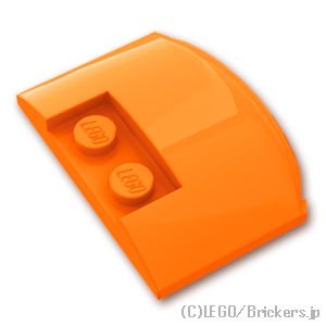 トリプル カーブ ウェッジ 3 x 4 x 2/3：[Orange / オレンジ]