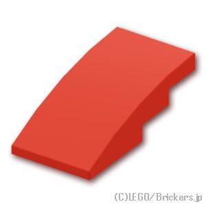 カーブスロープ - 4 x 2：[Red / レッド]