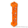 サポート 2 x 2 x 10 - 三角桁 十字軸穴 タイプ4 ：[Orange / オレンジ]