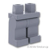 ミニフィグ レッグ：[Light Bluish Gray / グレー]