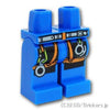 ミニフィグ レッグ - カラビナとハーネス装備のクライマー：[Blue / ブルー]