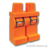 ミニフィグ レッグ - ポケット付き：[Orange / オレンジ]