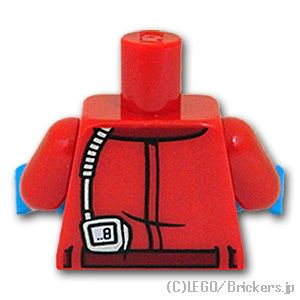 トルソー - 囚人服にID付きジッパージャケット：[Red / レッド]