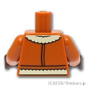 トルソー - 囚人服にファーライニングのジャケット：[Dark Orange / ダークオレンジ]