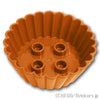 デュプロ フード ケーキカップ 2 x 2 スタッド：[Dark Orange / ダークオレンジ]