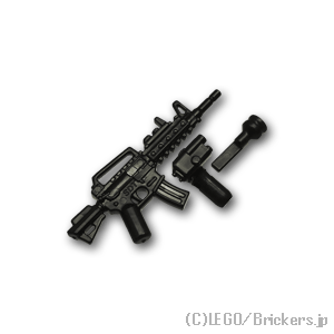 アサルトライフル M4T1 グリップ&ライト付き：[Black / ブラック]
