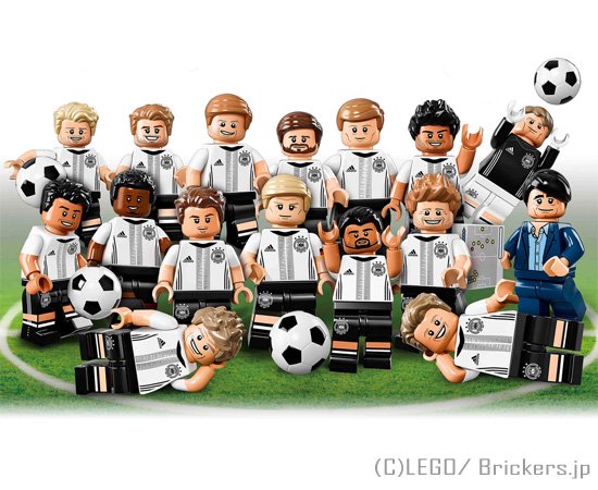 LEGO ミニフィギュア ドイツサッカー代表シリーズ - フルコンプ