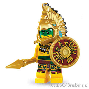 レゴ ミニフィグA／アステカ族の戦士【8831-A06】