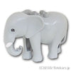 デュプロ ゾウ：[Light Bluish Gray / グレー]