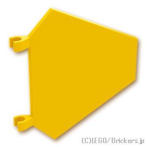 フラッグ 5 x 6 六角形：[Yellow / イエロー]